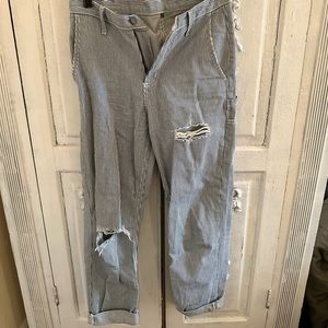 Vintage Striped Carpenter Pants Size 24